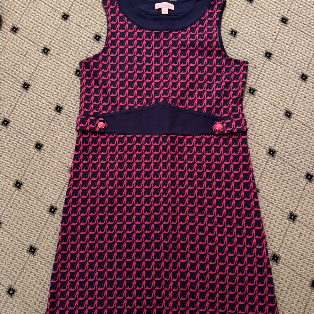 Lilly Pulitzer Pink and Navy Kids Dress